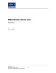 MSCI Global Climate Index