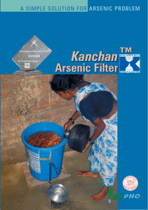 Kanchan Arsenic Filter