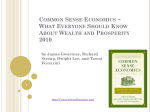 PDF - Common Sense Economics