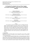 An Empirical Investigation between Money Supply - Econ