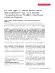 GB Virus Type C E2 Protein Inhibits Human Immunodeficiency Virus