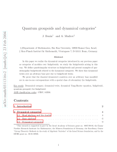 [math.QA] 23 Feb 2004 Quantum groupoids and