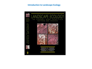 Introduction to Landscape Ecology