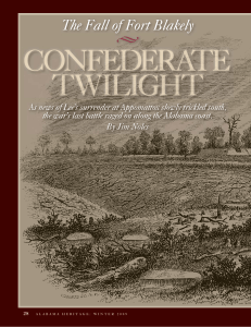 Confederate Twilight: The Fall of Fort Blakely