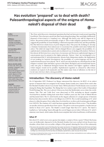 Paleoanthropological aspects of the enigma of Homo