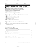 Section 23–1 Specialized Tissues in Plants