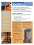 Passive Design and Framing Techniques