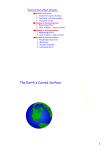 The Earth`s Curved Surface