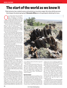 13.7 plate tectonics MH - The University of Texas at Dallas