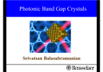 Photonic Band Gap Crystals