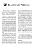 Nitrogen Reactions in Soil - Pesticide Training Resources