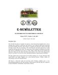 e-newsletter newsletter newsletter - Stafford County Historical Society