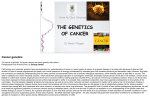 4D-THE GENETICS OF CANCER.key