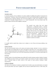 Force measurement