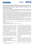 Safety and Durability of RBX2660 (Microbiota Suspension)