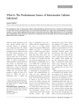 What Is The Predominant Source of Intravascular