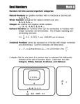 The Real Number System.