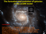 Galaxy formation and evolution in the CDM model