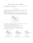 18.02SC Notes: Geometry of linear systems of equations