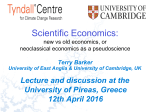 Scientific Economics: new vs old economics, or neoclassical