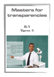Masters for transparencies