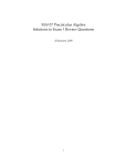 MA107 Precalculus Algebra Solutions to Exam 1 Review Questions