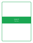 Lesson 6. Plant Parts - Illinois Farm to School Network