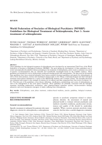 World Federation of Societies of Biological Psychiatry (WFSBP
