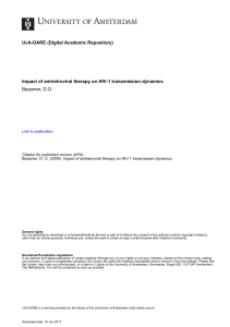 Declining trend in transmission of drug-resistant HIV