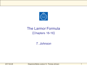 The Larmor Formula