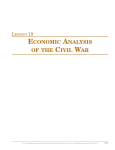 economic analysis of the civil war - Understanding Economics in US