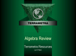 Algebra - TERRAMETRA Resources