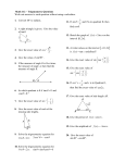 Math 112 Trigonometry Questions