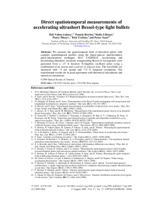 Direct spatiotemporal measurements of accelerating ultrashort