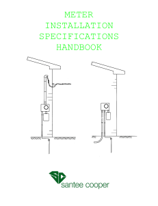 Meter Installation Specifications Handbook