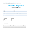 Anaerobic Respiration