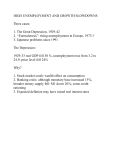 (missing) Chapter 20: Great Depression and European Unemployment