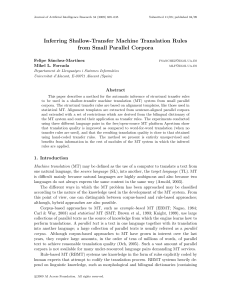 Inferring Shallow-Transfer Machine Translation Rules from Small