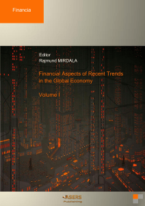 Financial Aspects of Recent Trends in the Global Economy