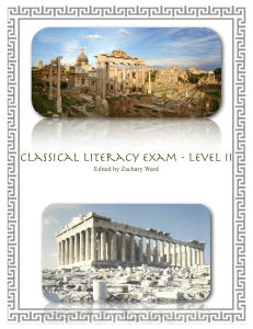 Classical Literacy Exam - Level II