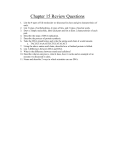 Chapter 15 Review Questions