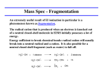 Mass Spec - Fragmentation