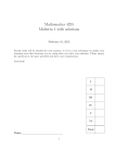 Mathematics 4255 Midterm 1 with solutions