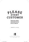 Please Every Customer - Customer Service Group
