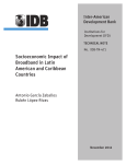 Socioeconomic Impact of Broadband in Latin American and