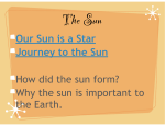 The Sun powerpoint