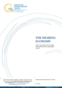 the sharing economy - Queensland Tourism Industry Council