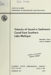 Velocity of sound in sediments cored from southern
