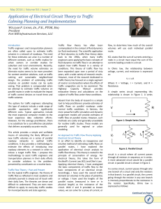 Application of Electrical Circuit Theory to Traffic Calming Planning