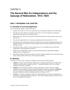 The Second War for Independence and the Upsurge